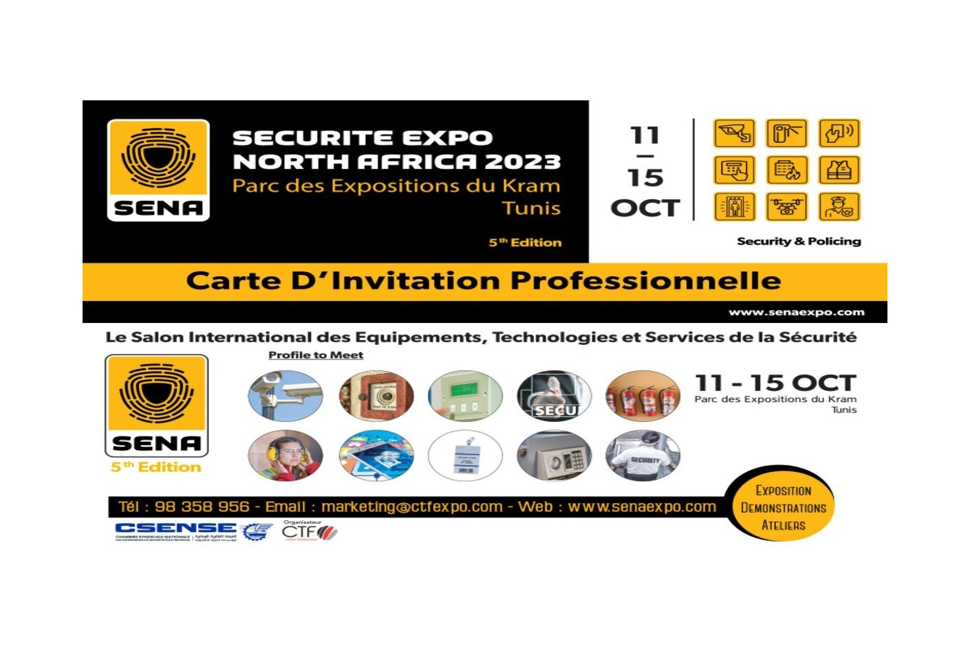 ST3S participe au SENA 2023 - SECURITY EXPO North Africa